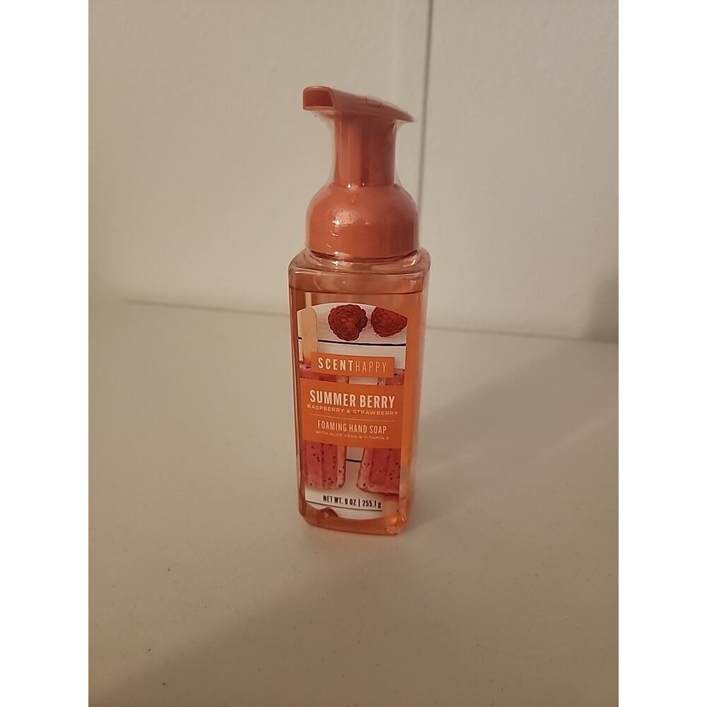 Scent Happy Summer Berry Rasp/Strawberry Foaming Hand Soap 9.0 oz/255.1g